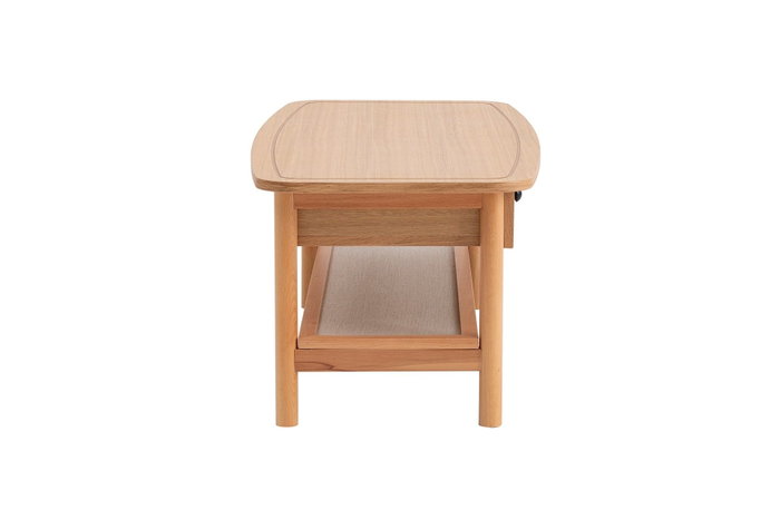 Hanah Home Mesa de Centro Daisy en Colores Naturales y Madera Hanah Home Mesa de Centro Daisy en Colores Naturales y Madera